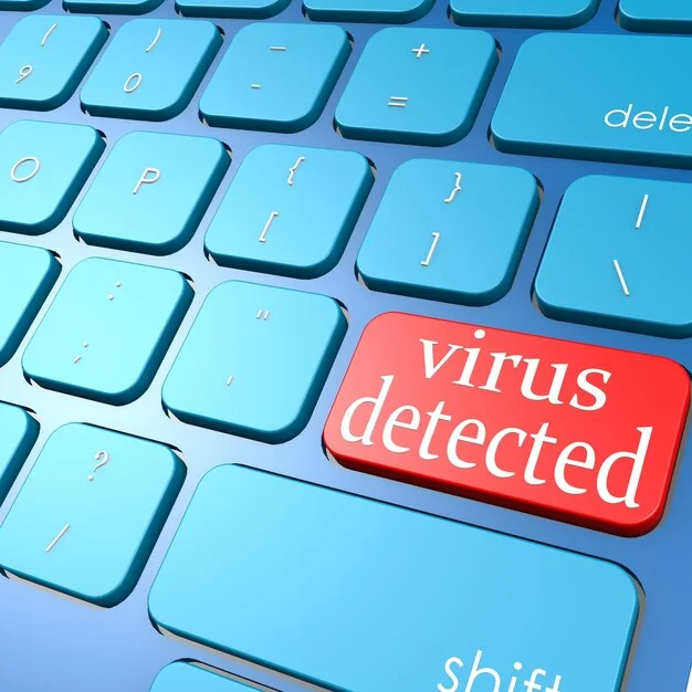 virus detected keyboard 698953 3157