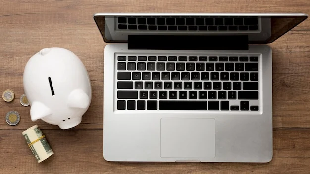 concept economy with piggy bank laptop 23 2148525303