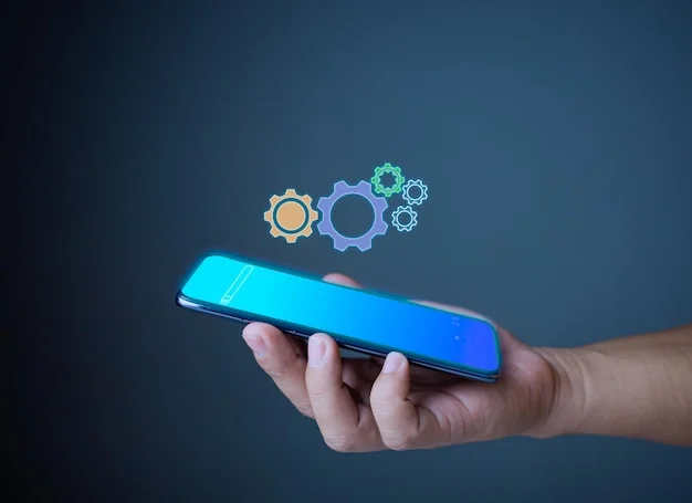 gear icon phone propose idea assistance technical support concept maintenance 233554 504