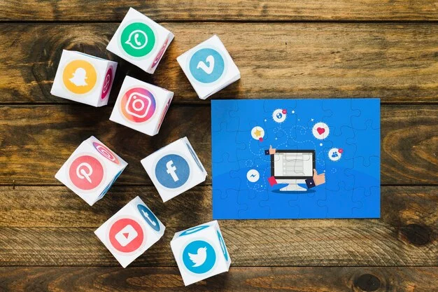 viral content jigsaw puzzle with blocks application icons 23 2147841385