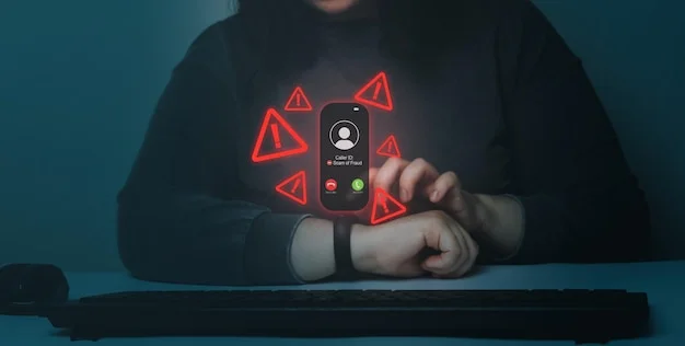 woman receiving phone call from unknown number smartwatch scam fraud phishing concept 556176 947