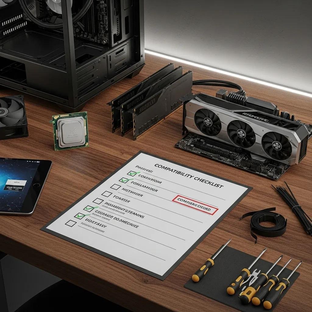 Checklist for ensuring gaming PC hardware compatibility with components