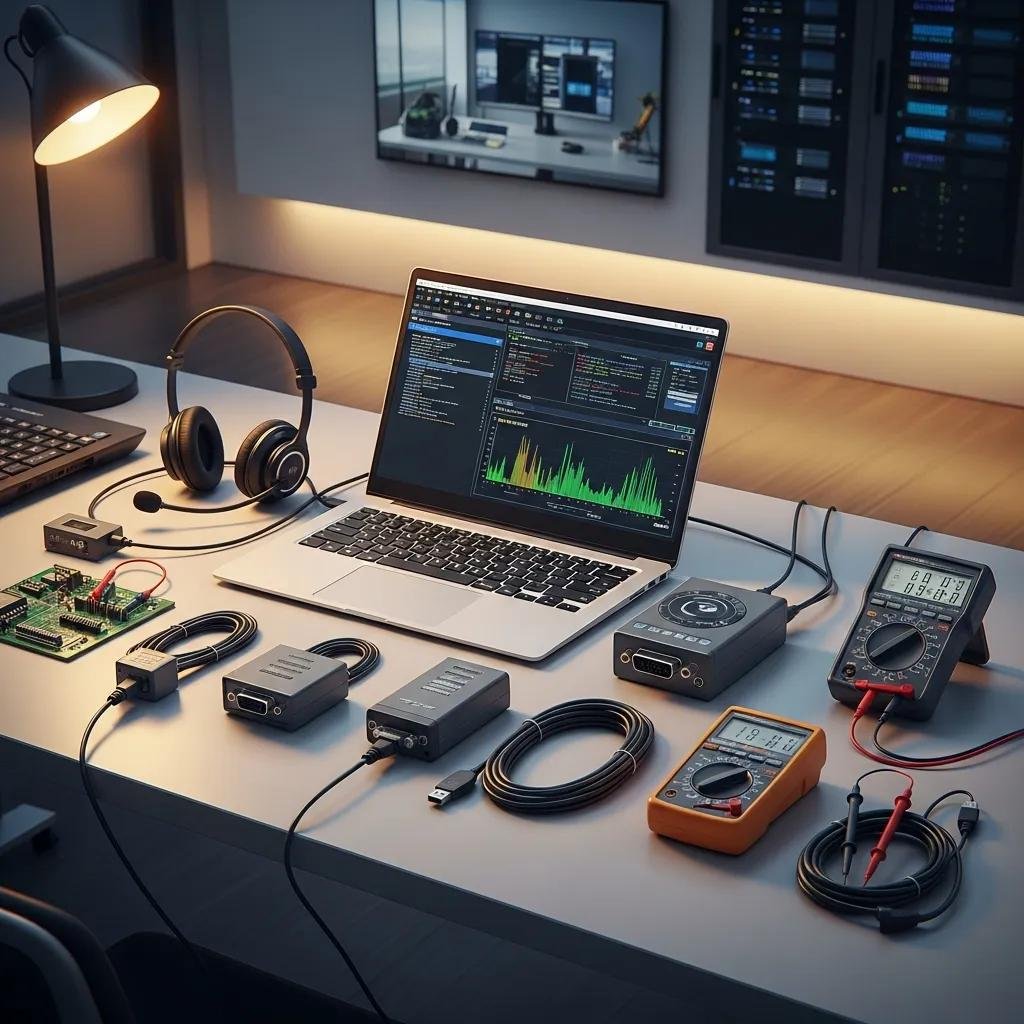 Diagnostic tools for remote driver issue diagnosis including laptops and hardware components