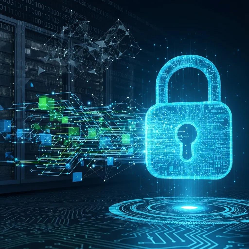 Digital representation of data security and encryption in remote recovery