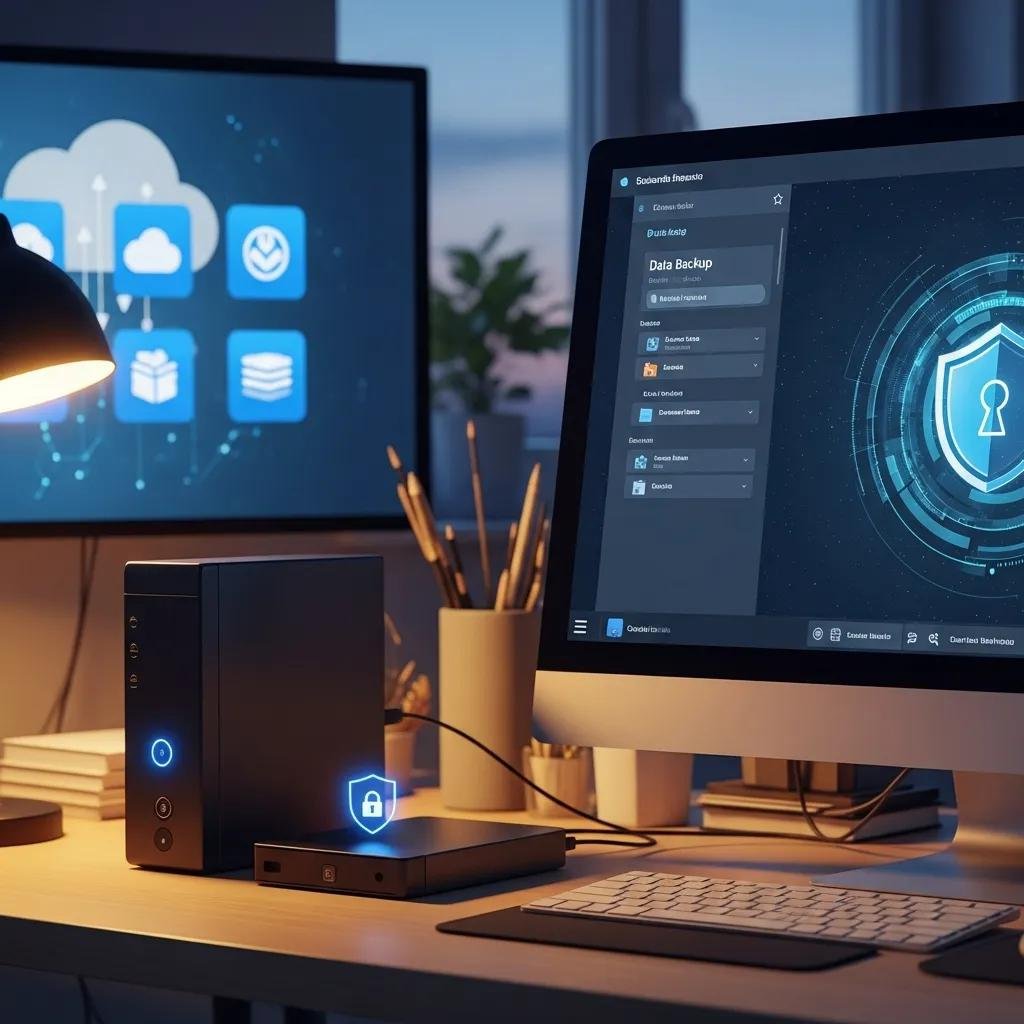 Organized workspace illustrating effective data loss prevention strategies