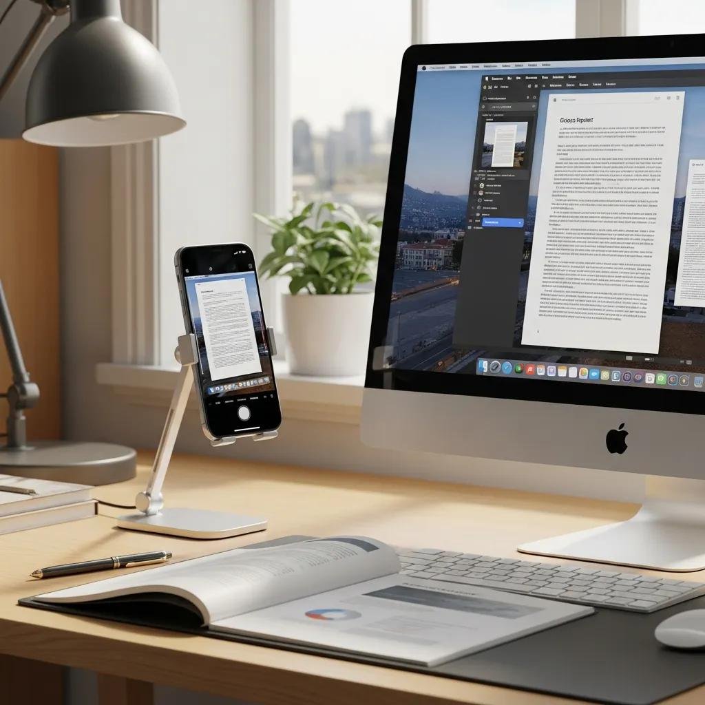 Using Continuity Camera to enhance video and document scanning with Mac and iPhone